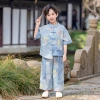 The trend of girls' cheongsam skirts, children's new Chinese-style Hanfu, summer Chinese-style Tang suits, and ancient-style performance costumes for boys and girls Specification image
